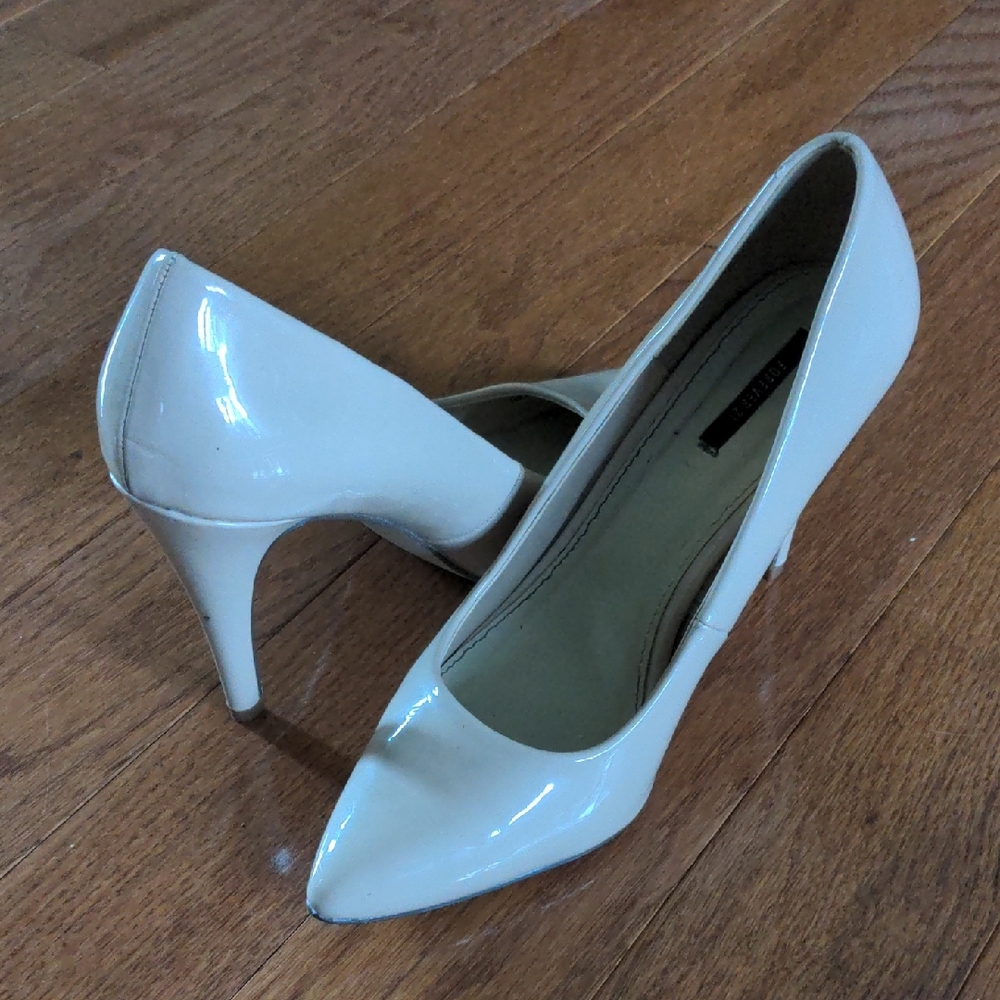 Forever 21 Cream Heels
